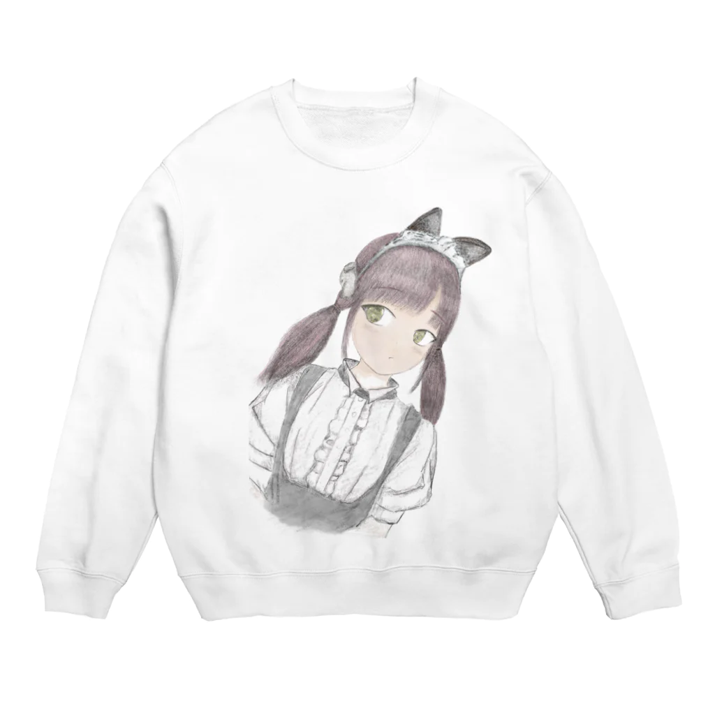 みみちゃんのみみちゃん メイド Crew Neck Sweatshirt