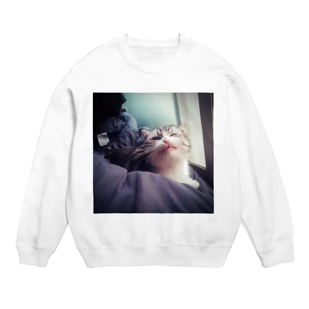 ぽいぽいまるまるの生意気まる Crew Neck Sweatshirt