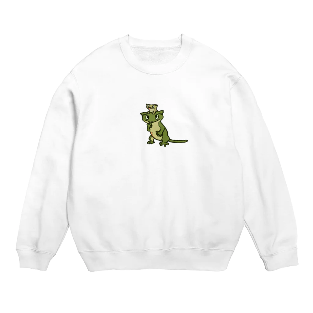 chocochachaのたろうとおちびちゃん Crew Neck Sweatshirt