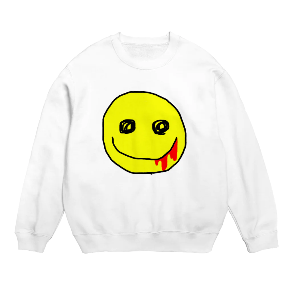 朔(歌鵺)@絵描きのにこちゃん Crew Neck Sweatshirt