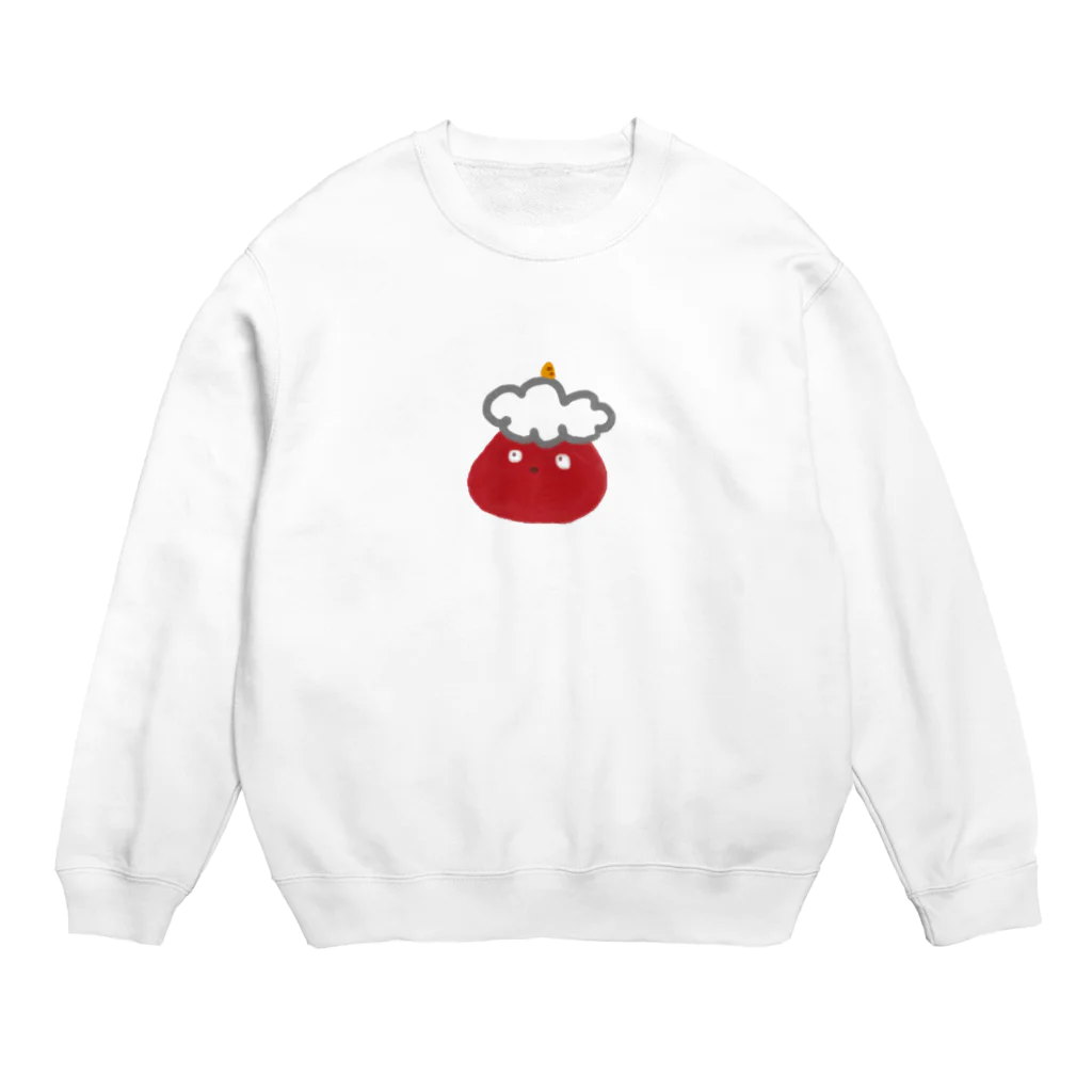 イラストレーター yasijunの赤鬼くん。 Crew Neck Sweatshirt