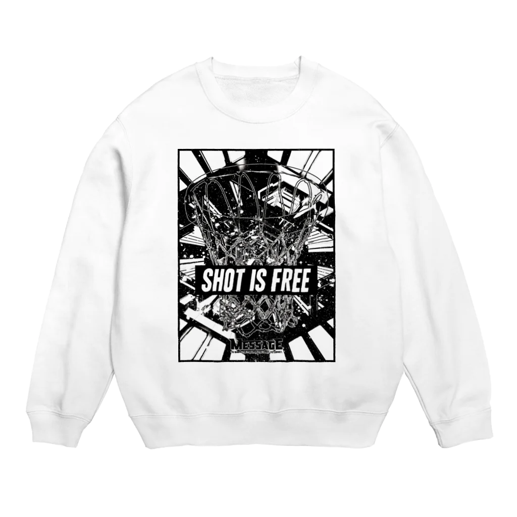 MessagEのSHOT IS FREE Crew Neck Sweatshirt