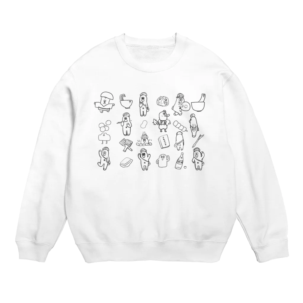 群馬非公認キャラクターの群馬非公認キャラクター Crew Neck Sweatshirt