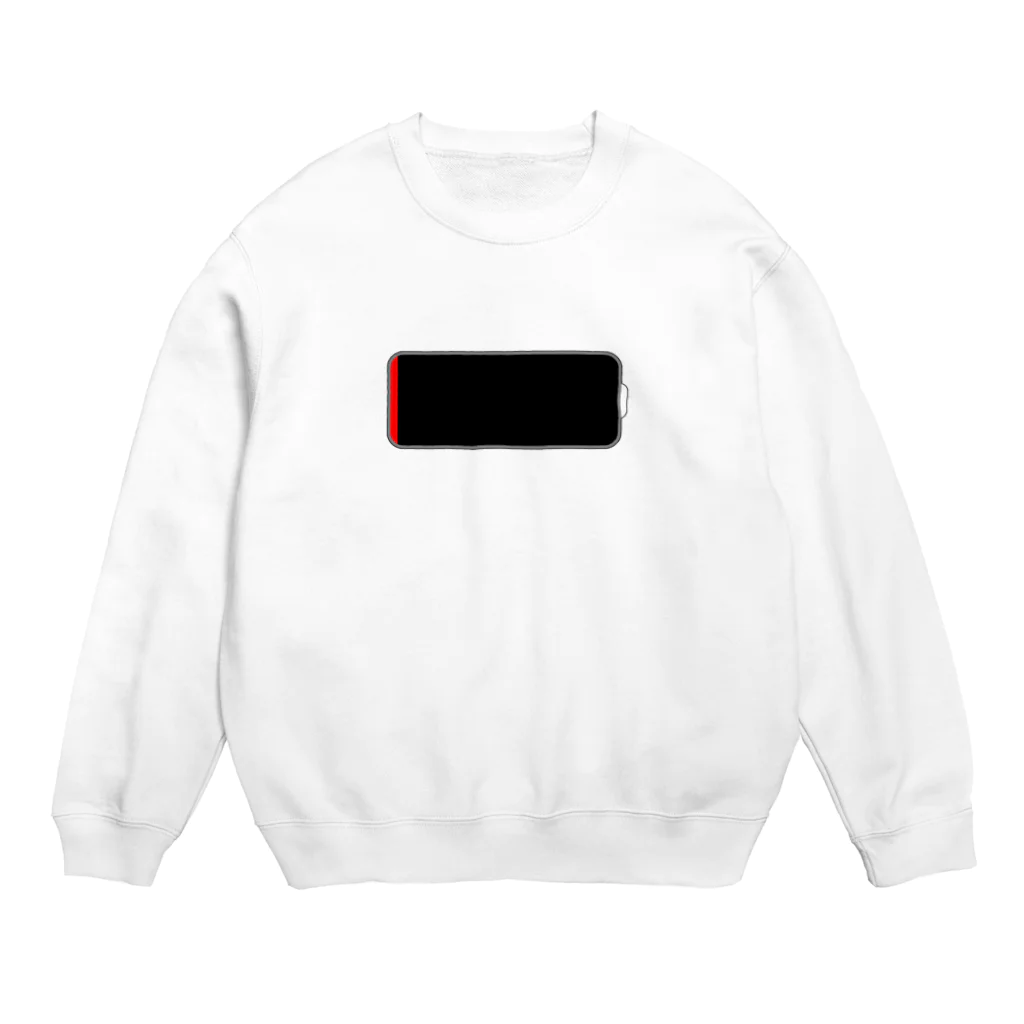 こだまのバッテリー切れ Crew Neck Sweatshirt