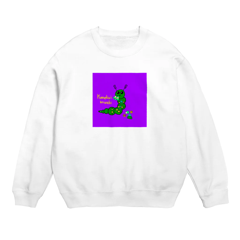 ははは HAHAHAのKanekuimushiくん Crew Neck Sweatshirt