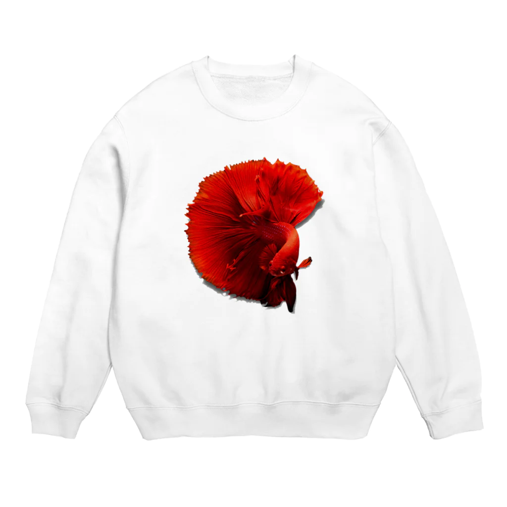 PuRiHaのベタちゃん Crew Neck Sweatshirt