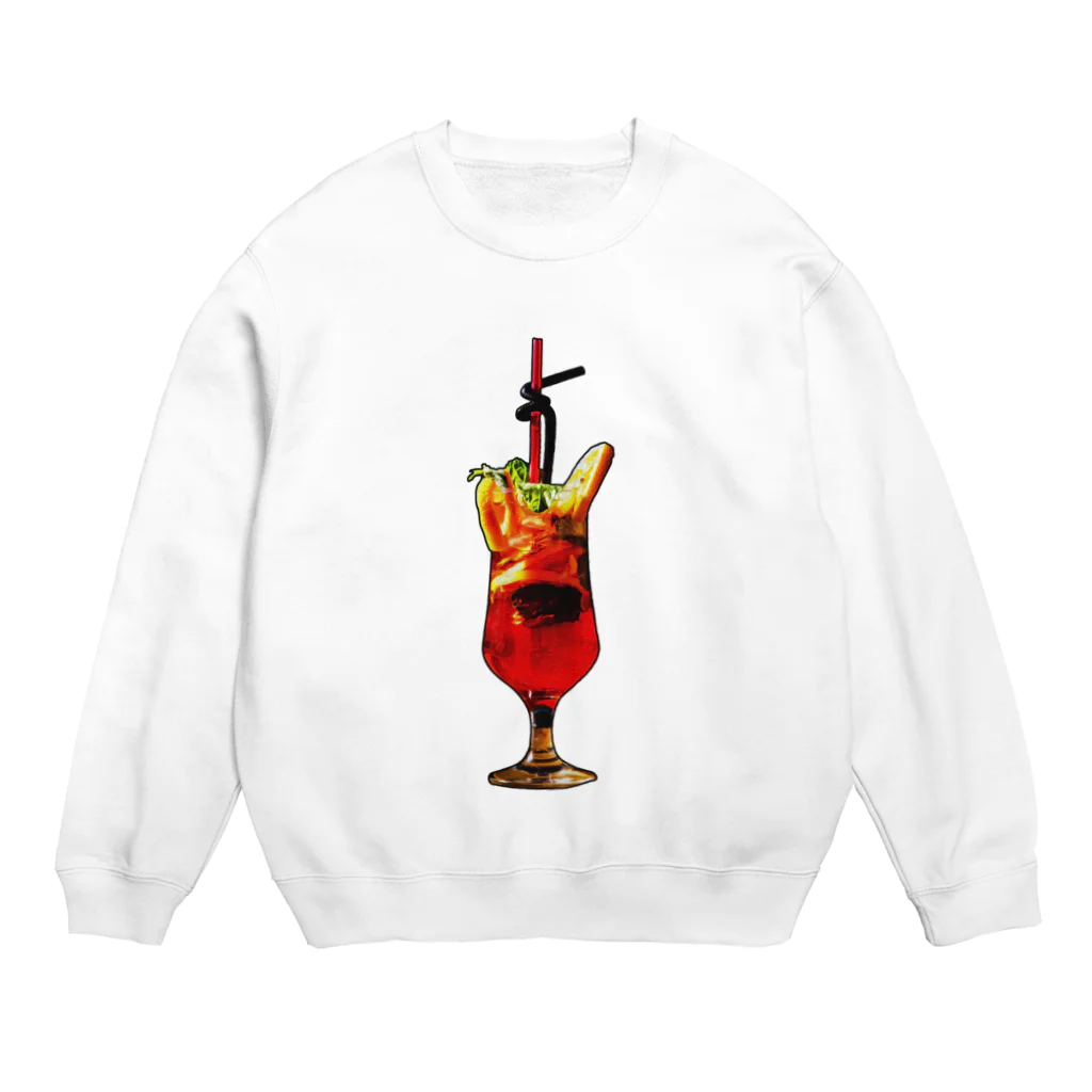 PuRiHaのカクテル Crew Neck Sweatshirt