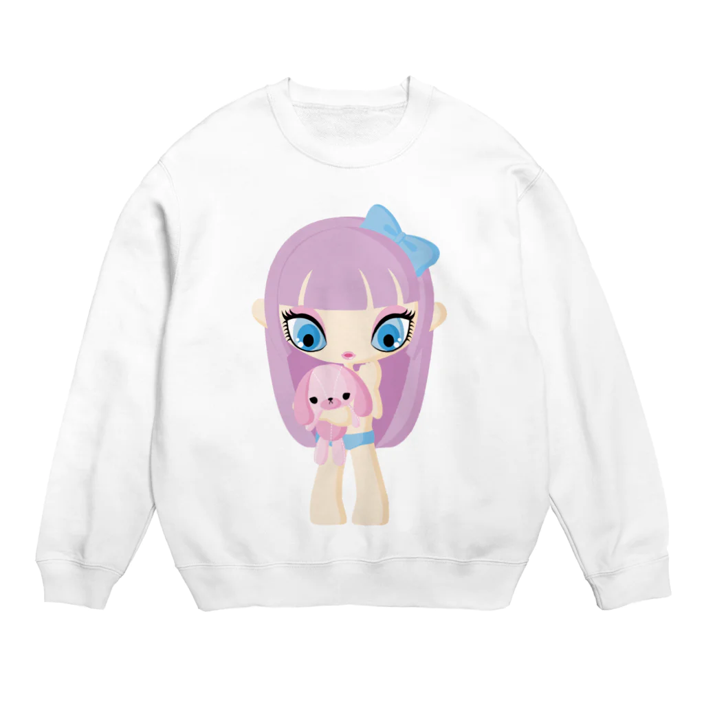 EMMATICのKAWAII GIRL with BUNNY Crew Neck Sweatshirt