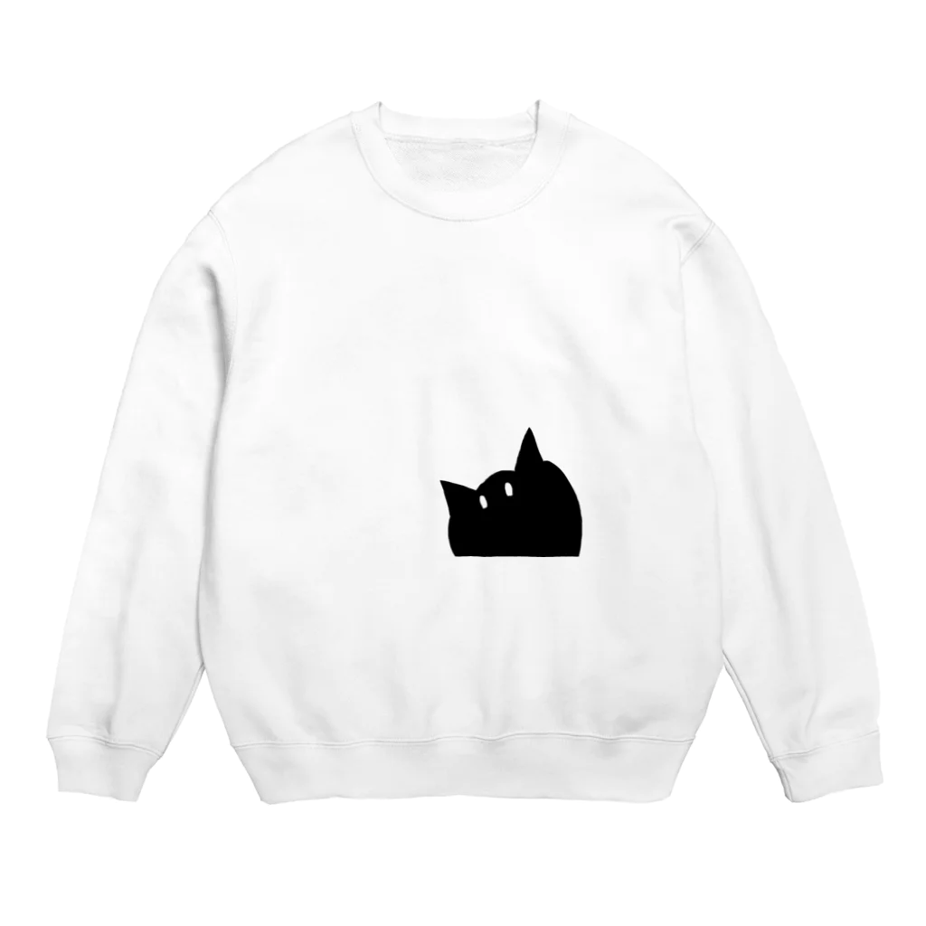 ソウルのねこくろ Crew Neck Sweatshirt