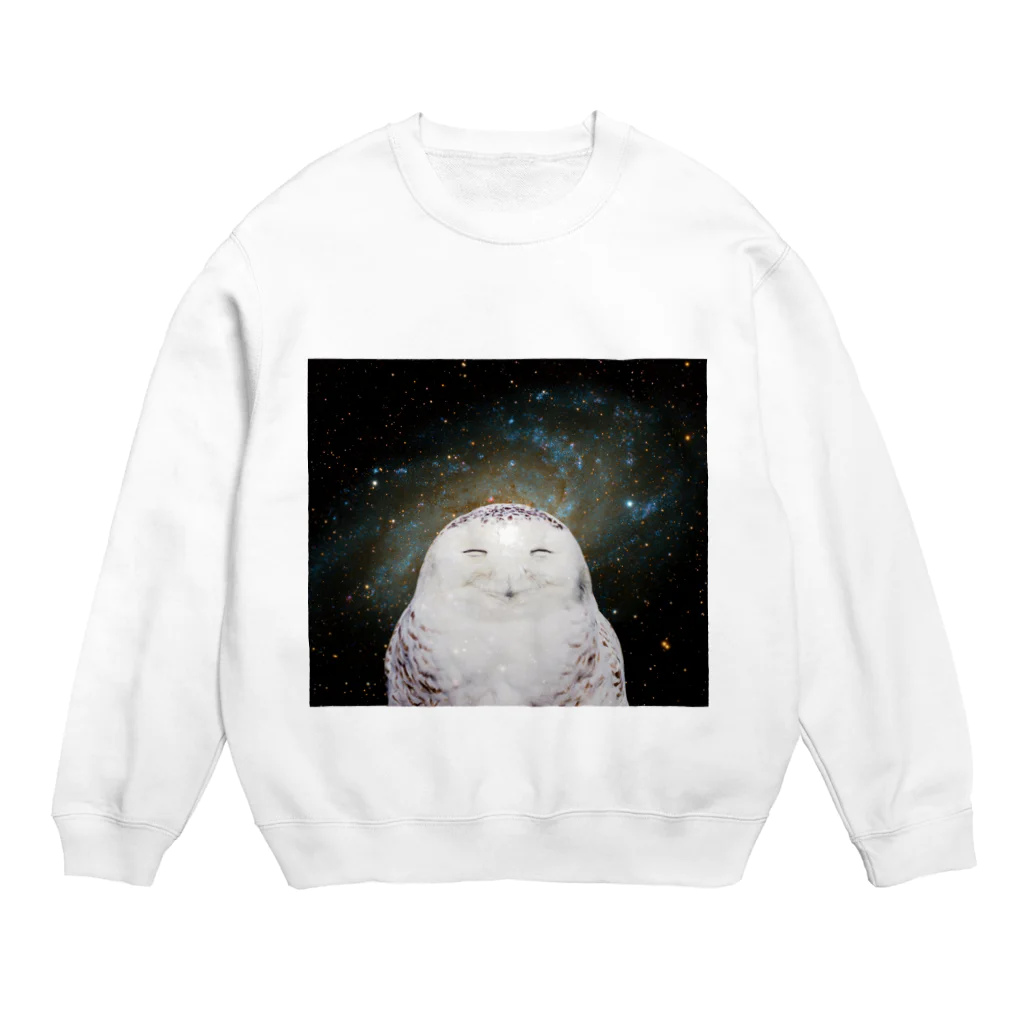 SpaceAnimal -スペースアニマル-の宇宙梟 Crew Neck Sweatshirt