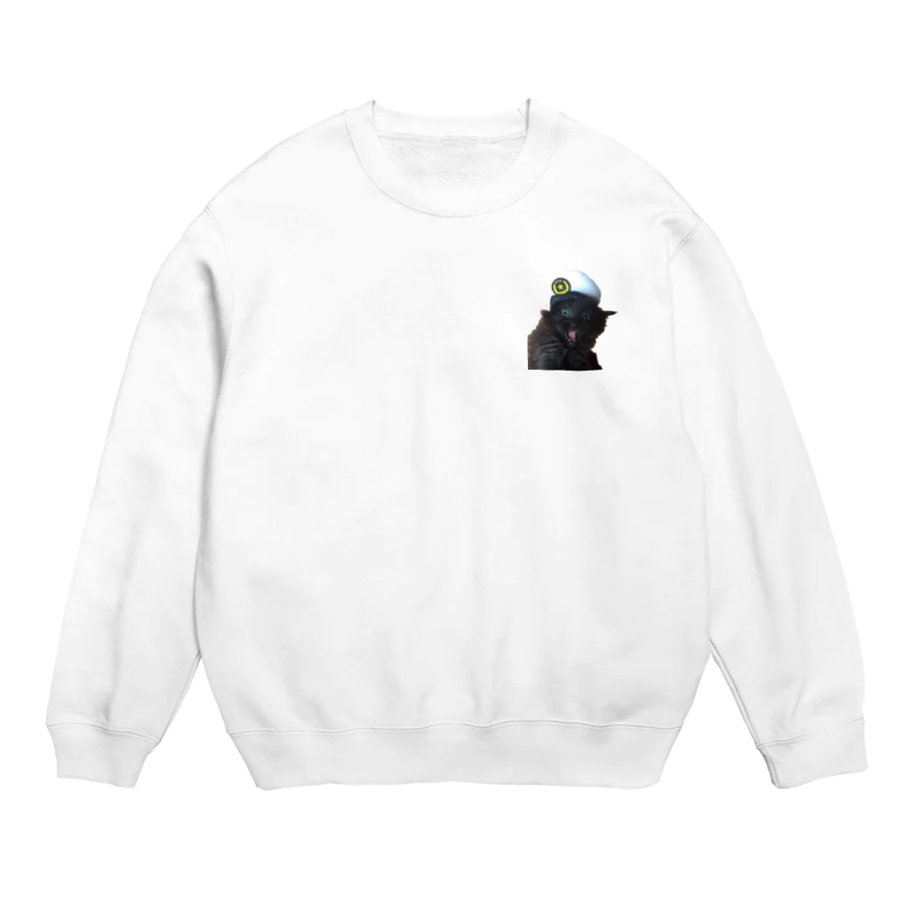 ひみつchocolatierの猫のお巡りさん第２弾 Crew Neck Sweatshirt