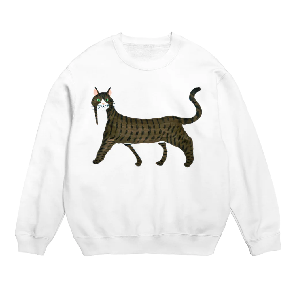 segasworksのきじしろねこ Crew Neck Sweatshirt