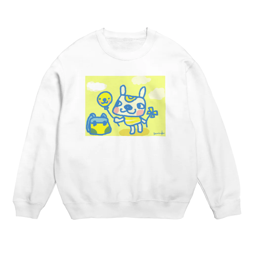 惑星プルルのハルランちゃん Crew Neck Sweatshirt