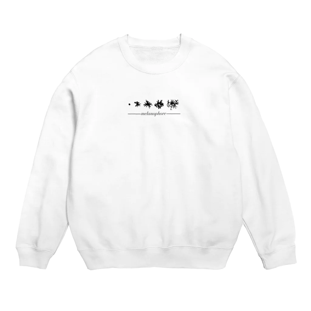 はぐれノナンの黒色素胞 −melanophore− Crew Neck Sweatshirt