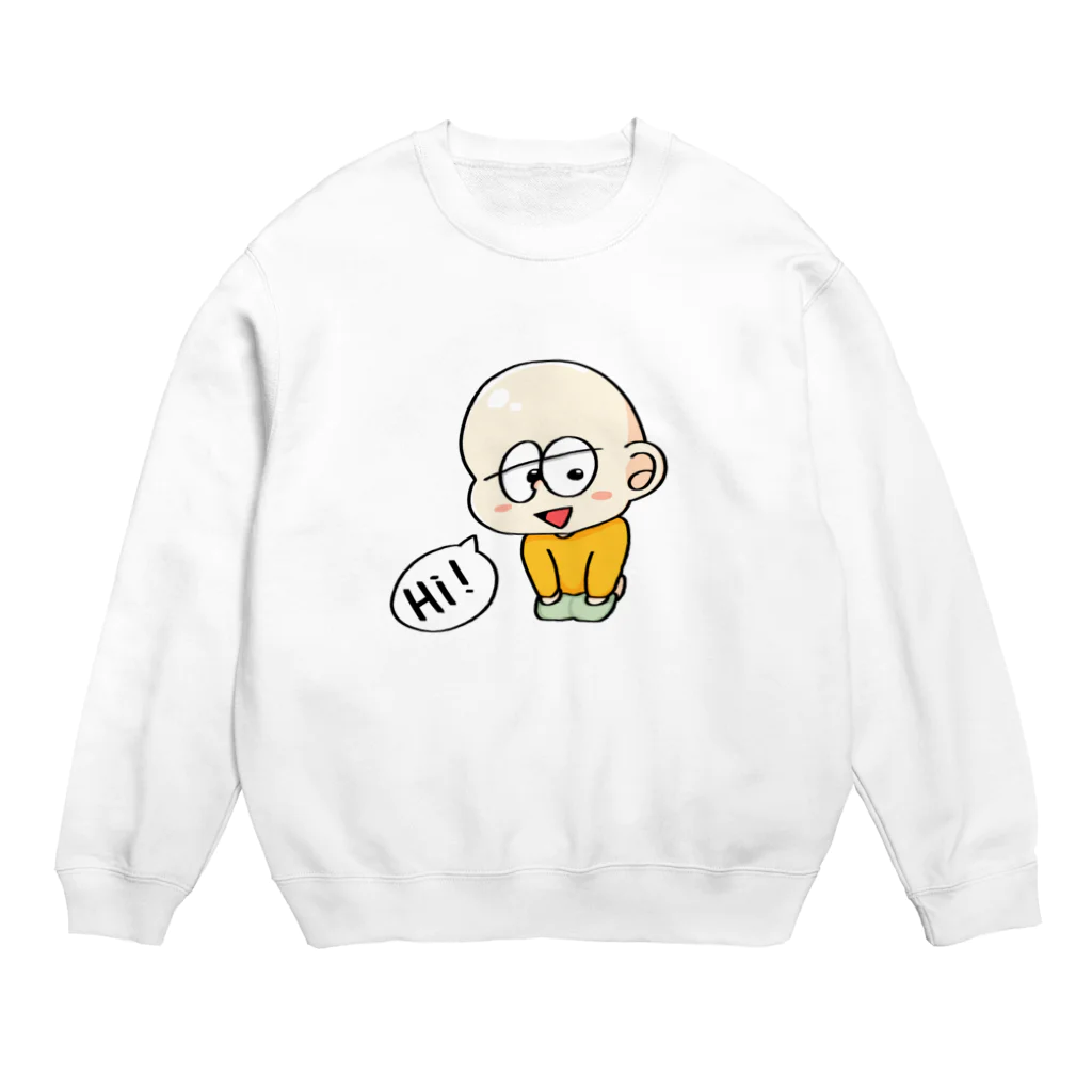 VivaBOXのつるっパおじちゃん Crew Neck Sweatshirt