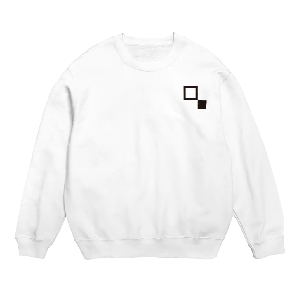 A.Isseiのカラーブロッキング　Only black. Crew Neck Sweatshirt