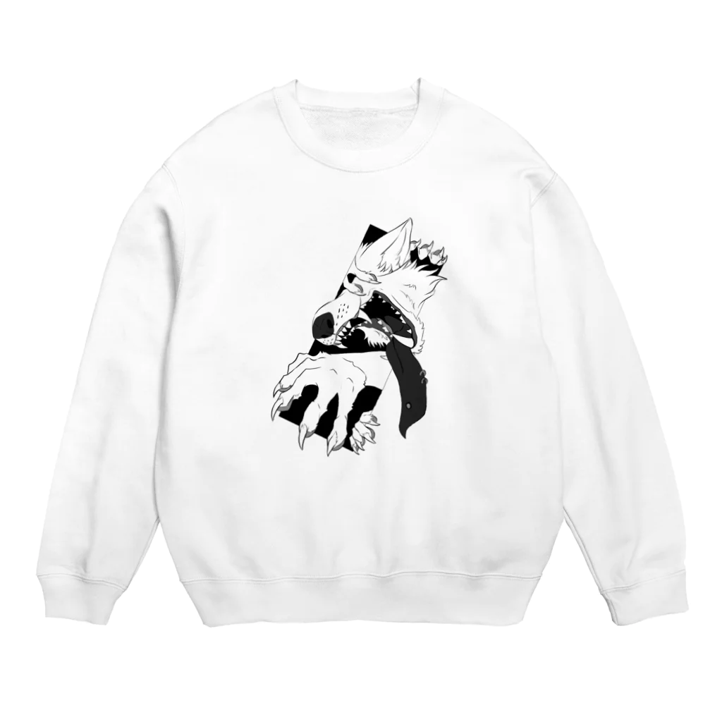 K-WOLFの手狼 Crew Neck Sweatshirt