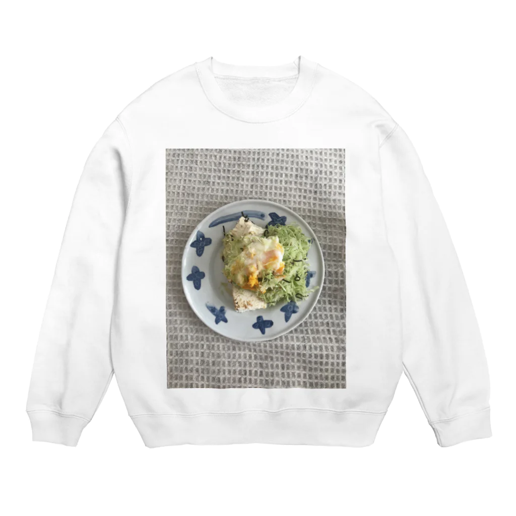 やめてステファニーのeat alone Crew Neck Sweatshirt