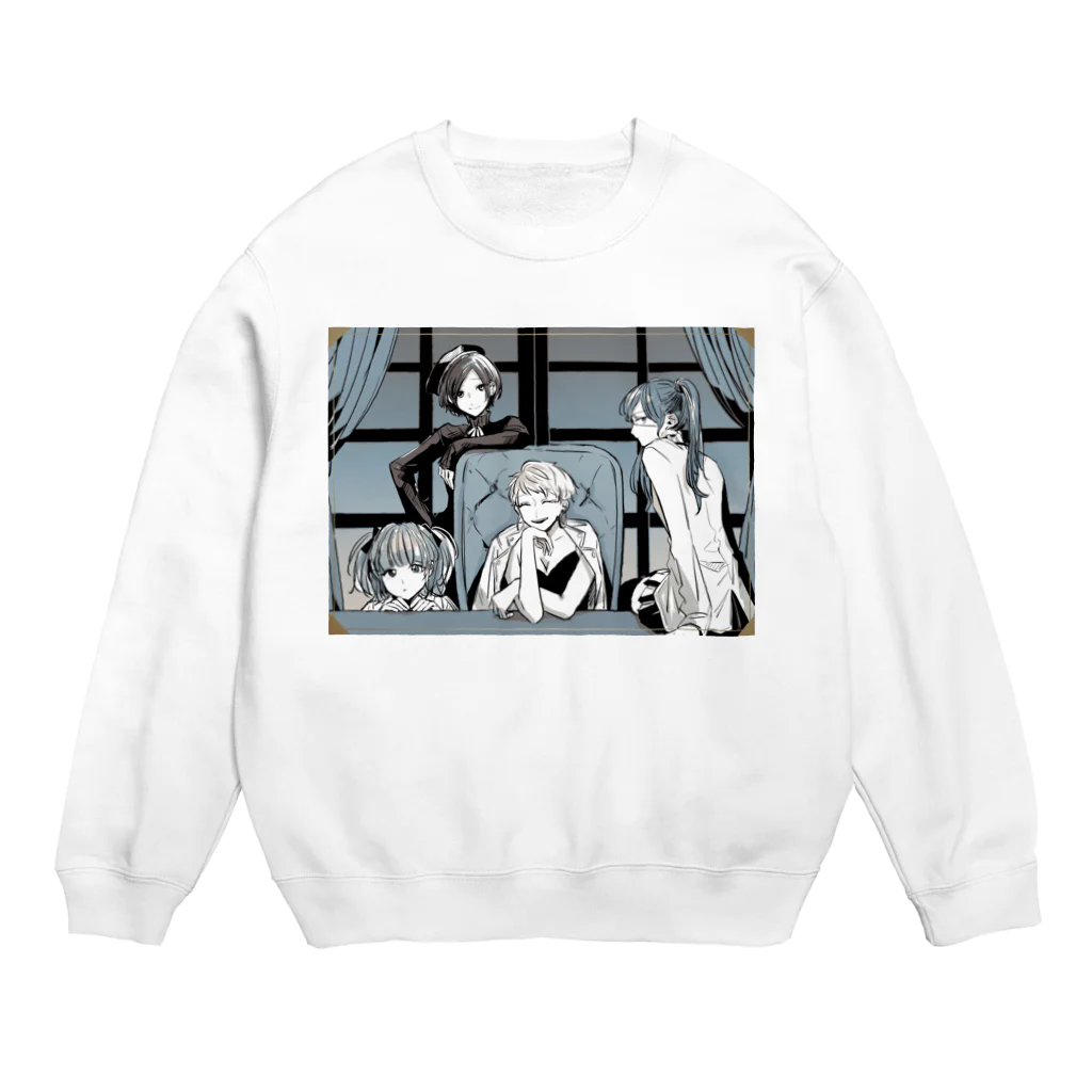 魔法少女Nの女スパイの作戦会議 Crew Neck Sweatshirt