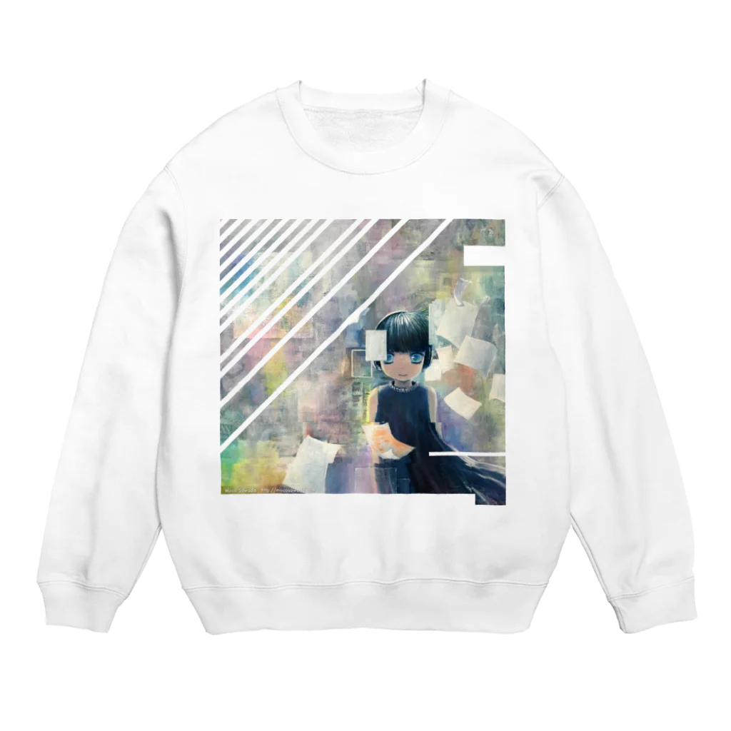 サワダモコ Moco SawadaのLook, these are all forgotten informations Crew Neck Sweatshirt