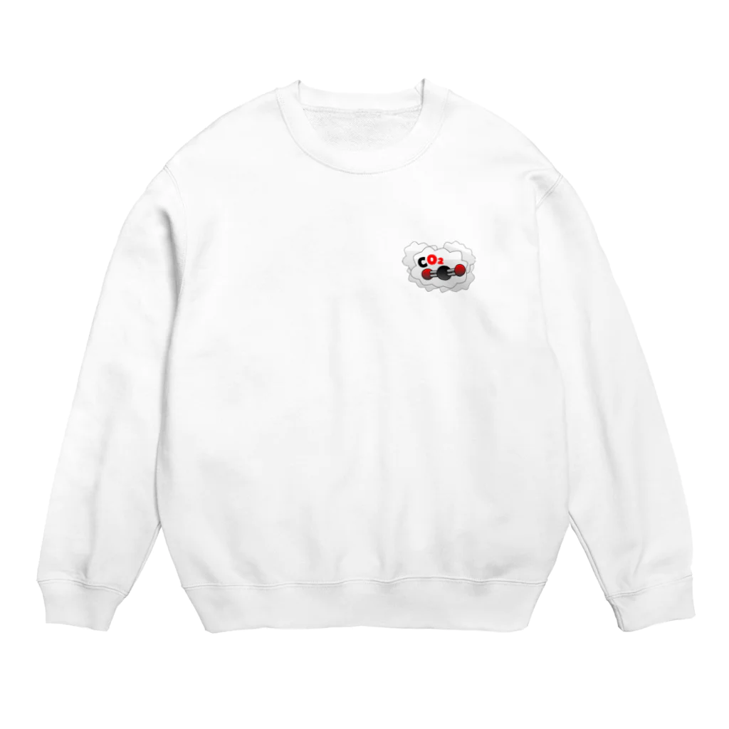 🕷Ame-shop🦇のCO2 ~二酸化炭素～ Crew Neck Sweatshirt