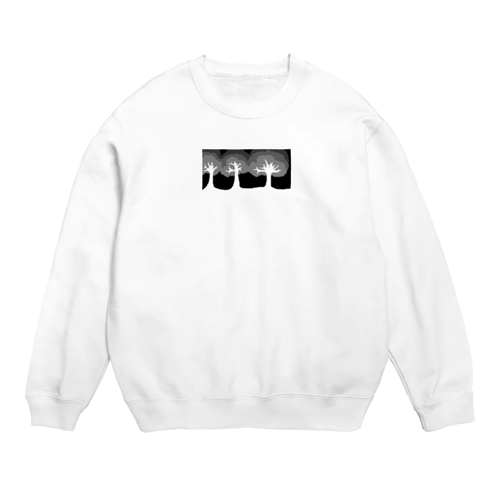 ARIGATOSANの夜の森 Crew Neck Sweatshirt