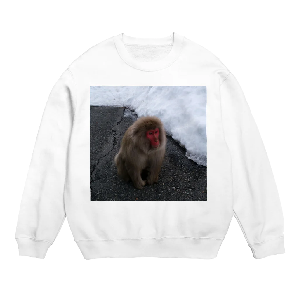 さッとんのおさるちゃん Crew Neck Sweatshirt