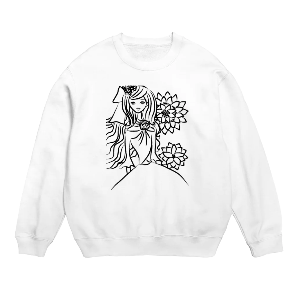 neko*neko*の女の子・ナナ Crew Neck Sweatshirt