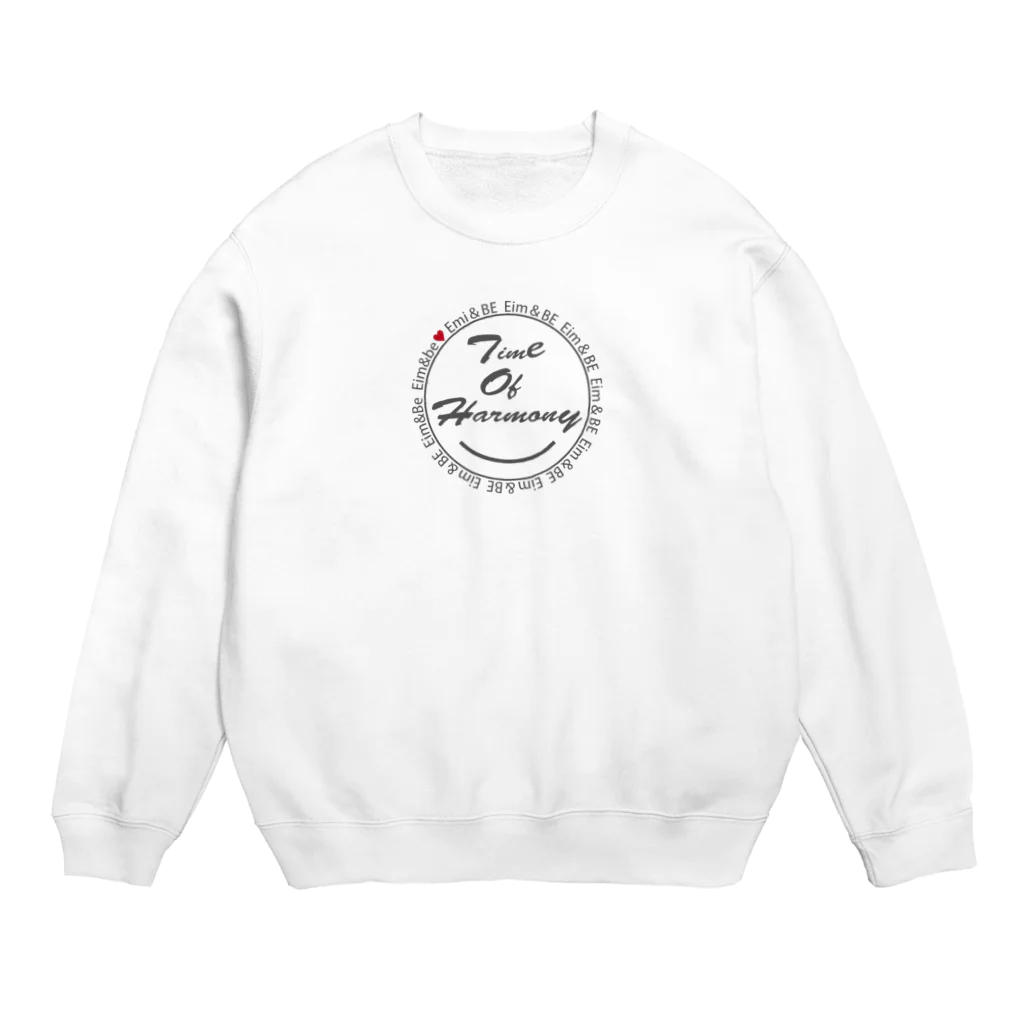 Eim&BeのTime of harmony(グレーロゴ✖️赤ハート) Crew Neck Sweatshirt