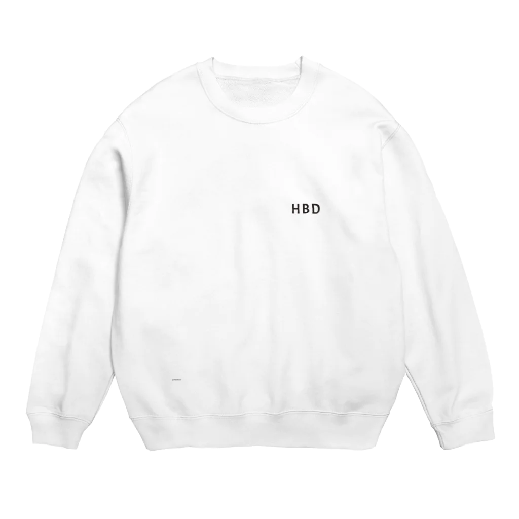 VVWORDSのさりげないハピバ・HBD Crew Neck Sweatshirt