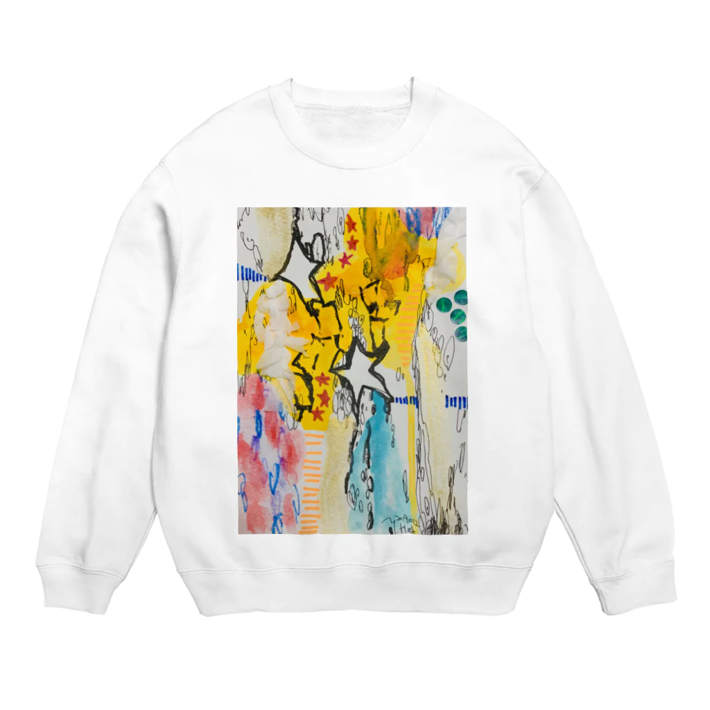 ヒラモトユミエの星屑を集めて Crew Neck Sweatshirt