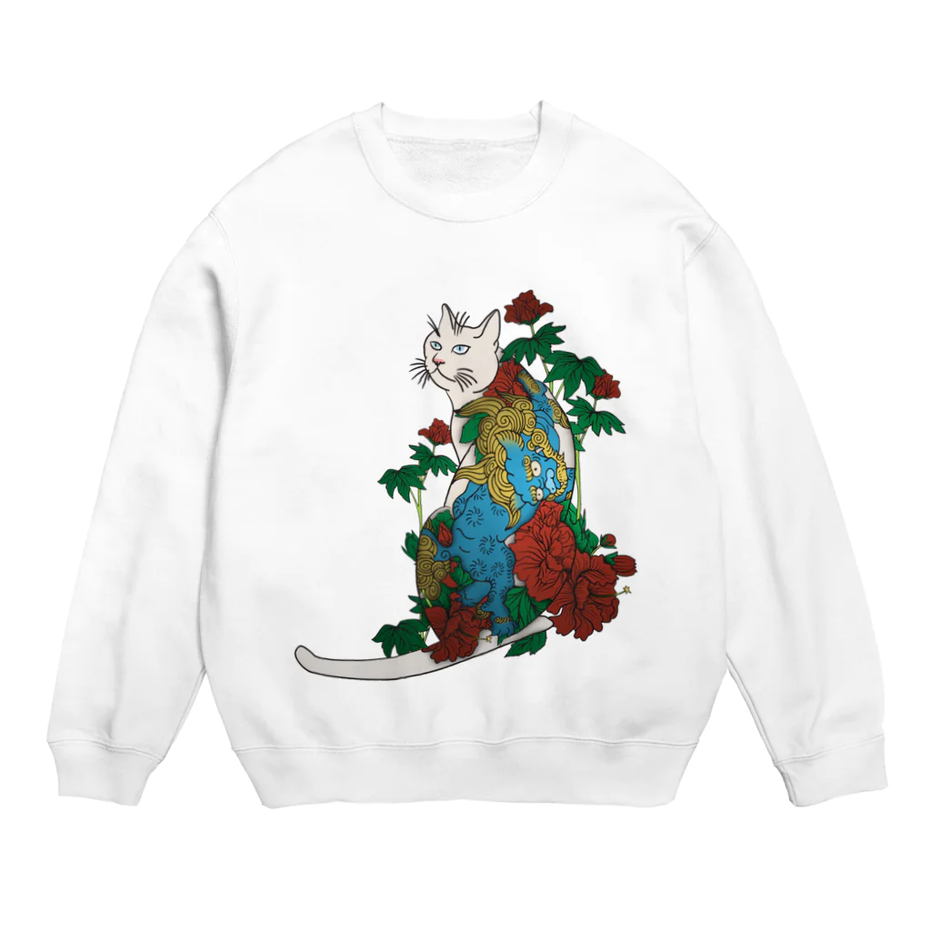 Astrolab • アストロラーベのRaion Neko - Lion Cat Crew Neck Sweatshirt