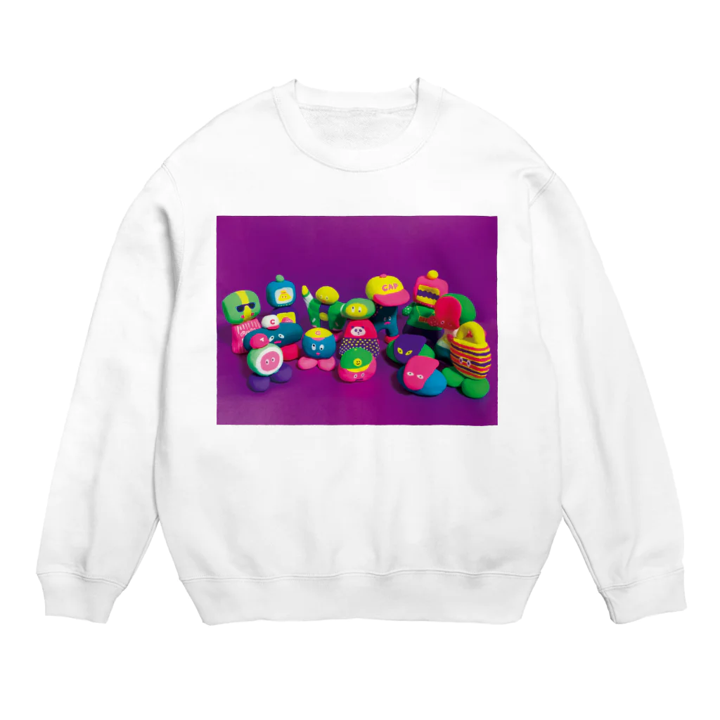 トヨカワイラスト研究室のフィギュア部 Crew Neck Sweatshirt