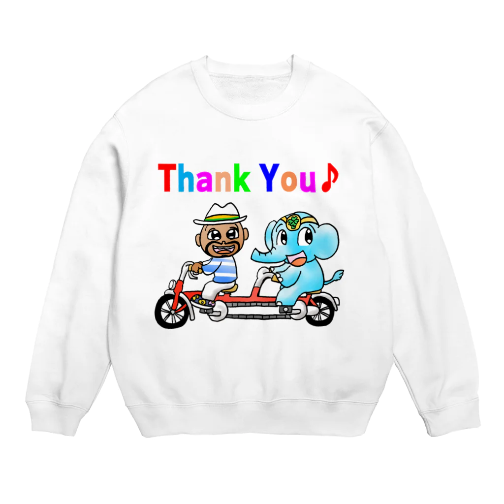 RAJACAFEのThank you ! Crew Neck Sweatshirt