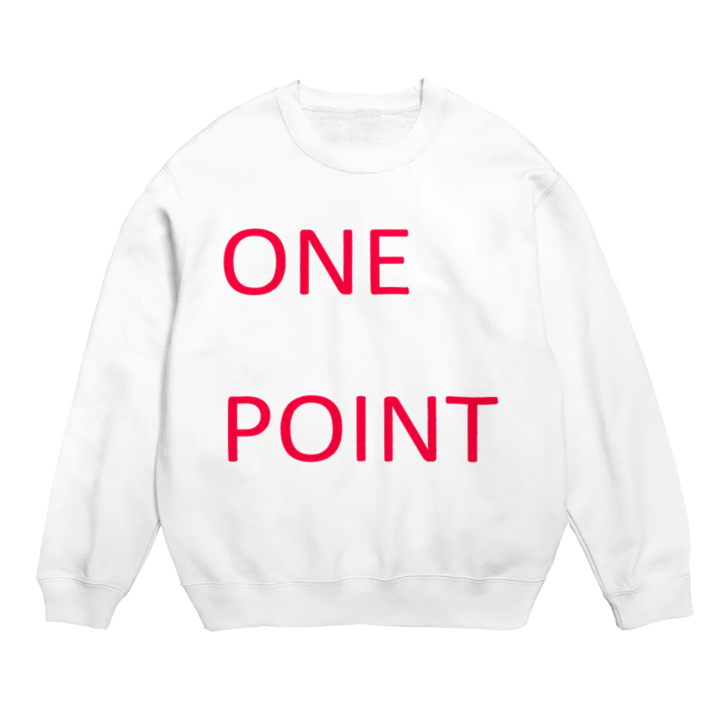 名も無き屋のone point Crew Neck Sweatshirt