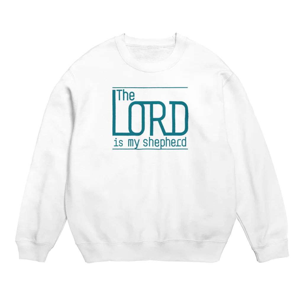 しらこばこのThe Lord is my shepherd Crew Neck Sweatshirt