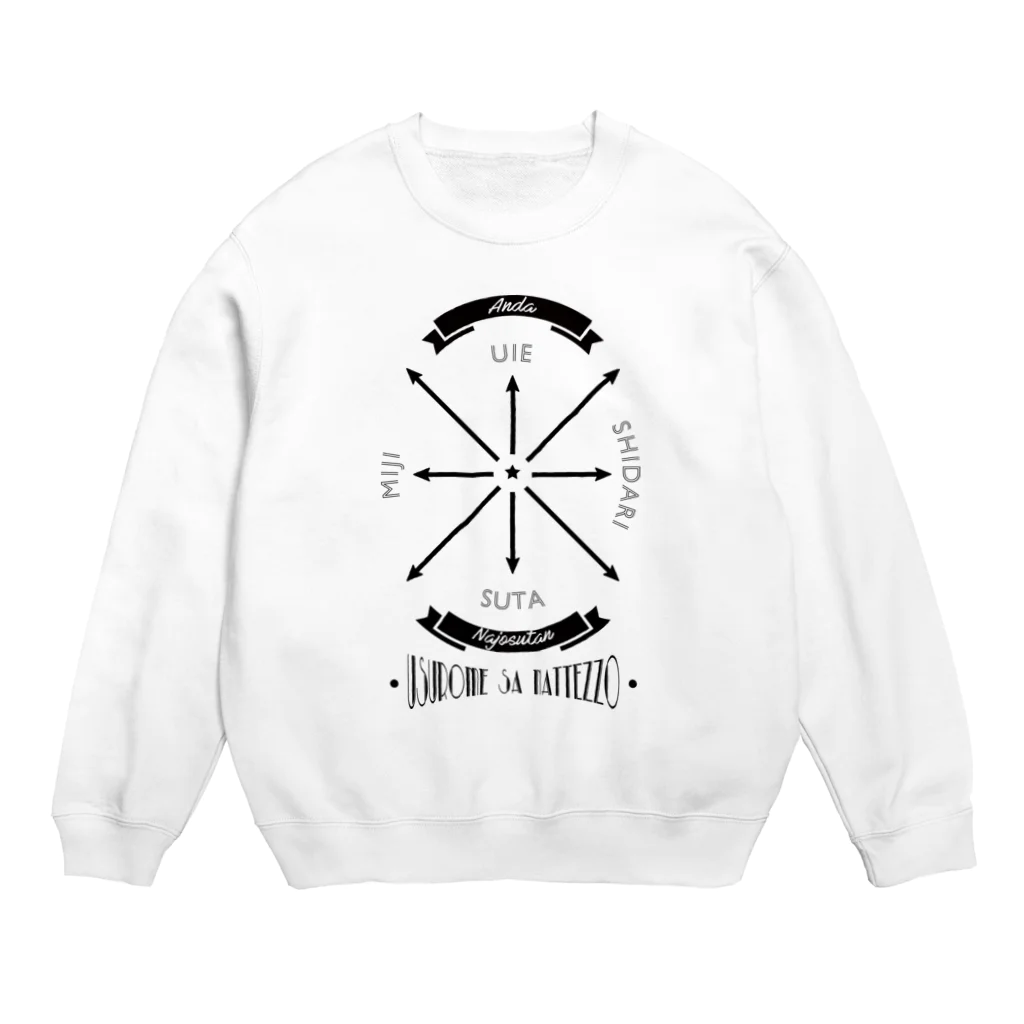 nanatitchの東北ことば Crew Neck Sweatshirt