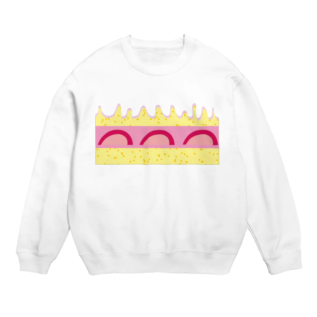 EDGEのスズリのケーキ🍰 Crew Neck Sweatshirt