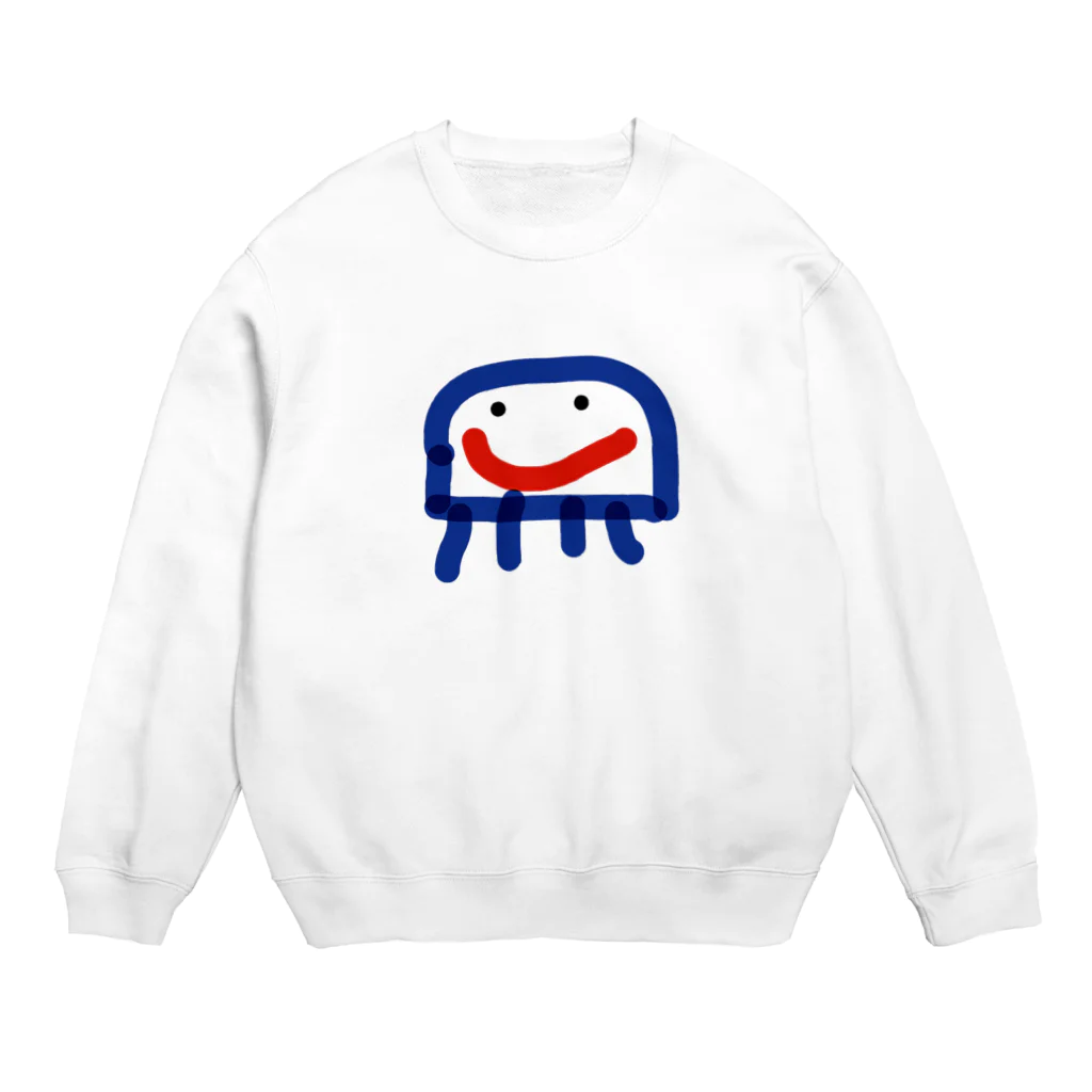 honorのクラゲのグニャグニャちゃん Crew Neck Sweatshirt