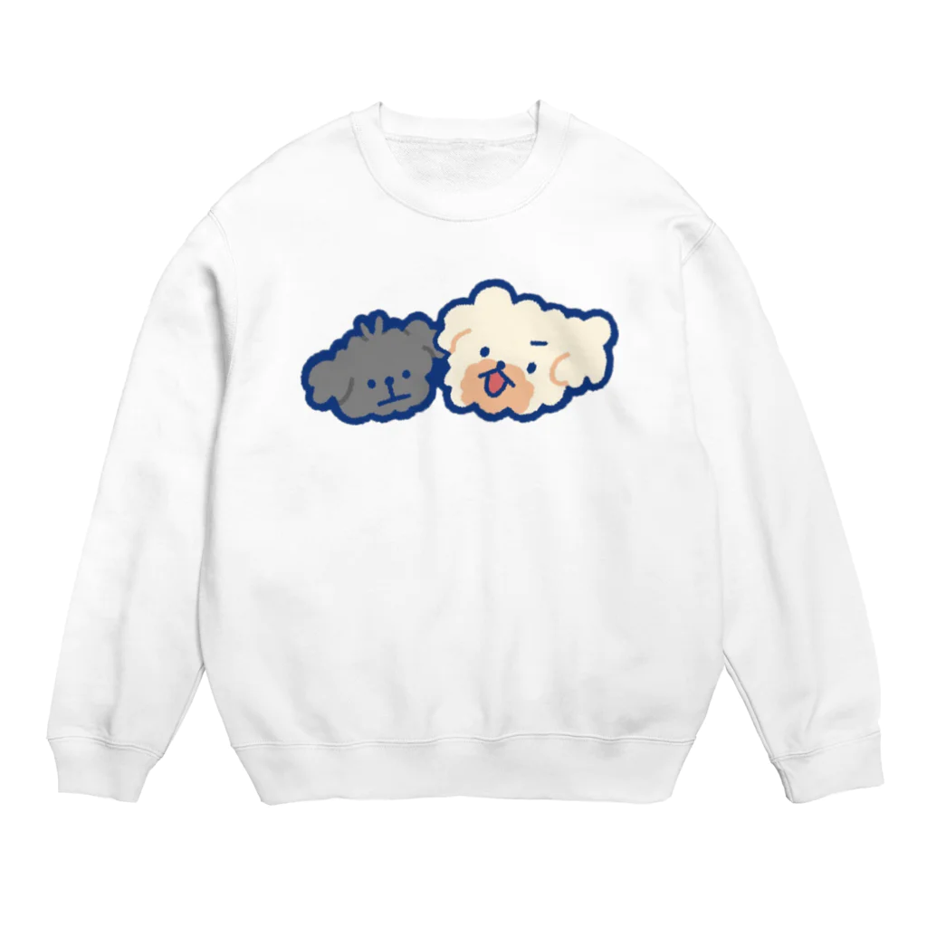 しらこのもっちとれんれん Crew Neck Sweatshirt