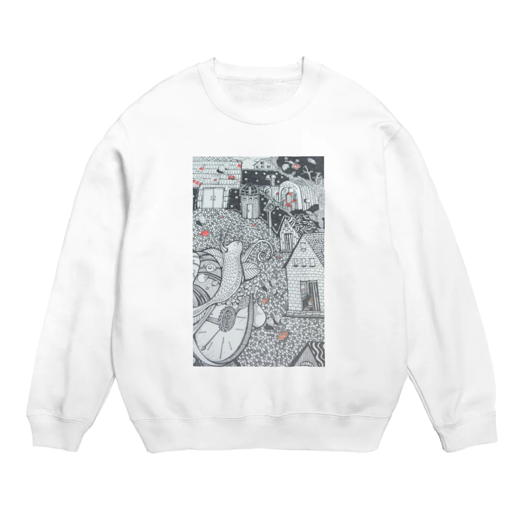 ゆぷにショップの価値観は押しつけられる Crew Neck Sweatshirt