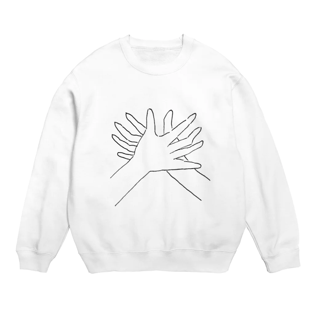 ふーたろのかにの手 Crew Neck Sweatshirt