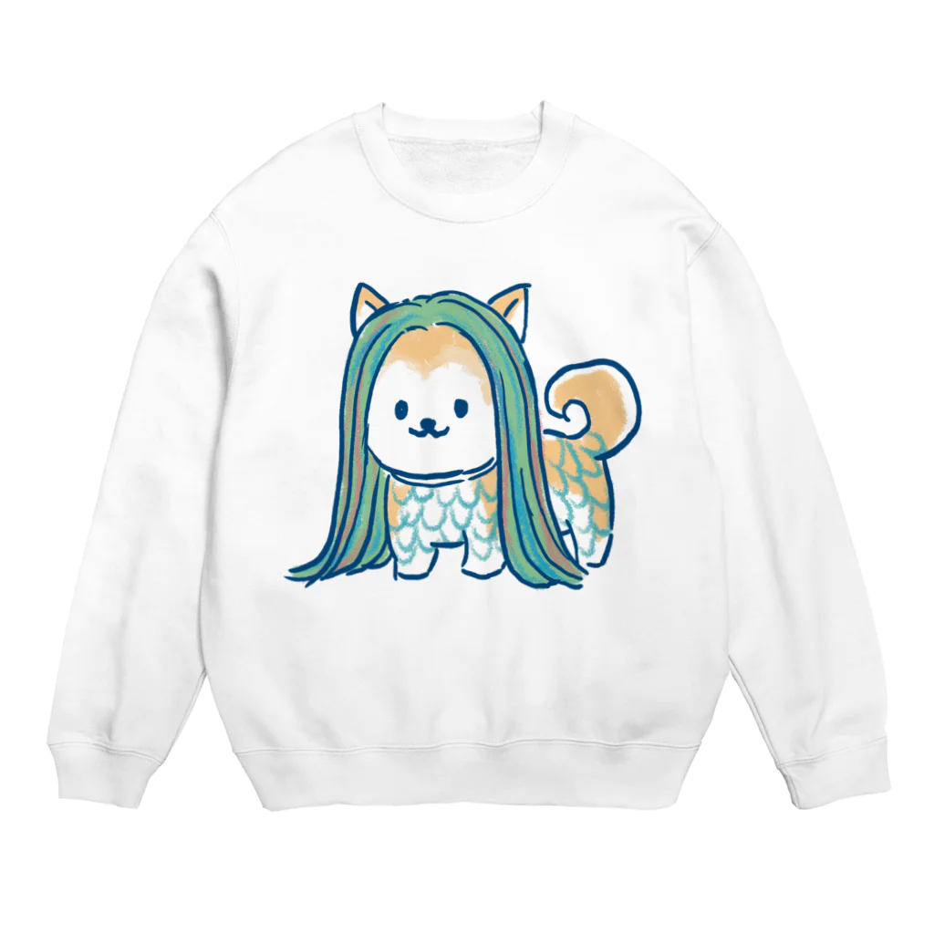 ファンシーショップゆきのふのあまびえわんこ Crew Neck Sweatshirt