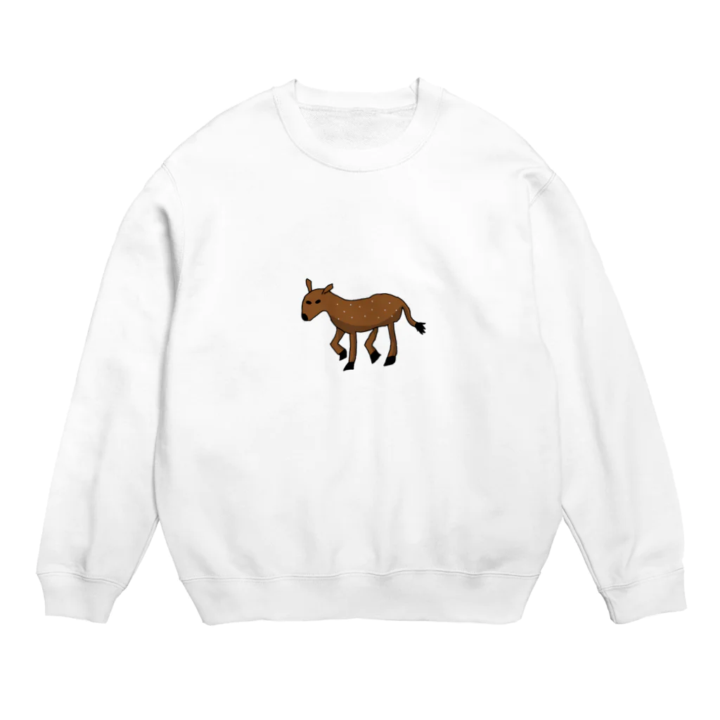 ariasのarias deer Crew Neck Sweatshirt