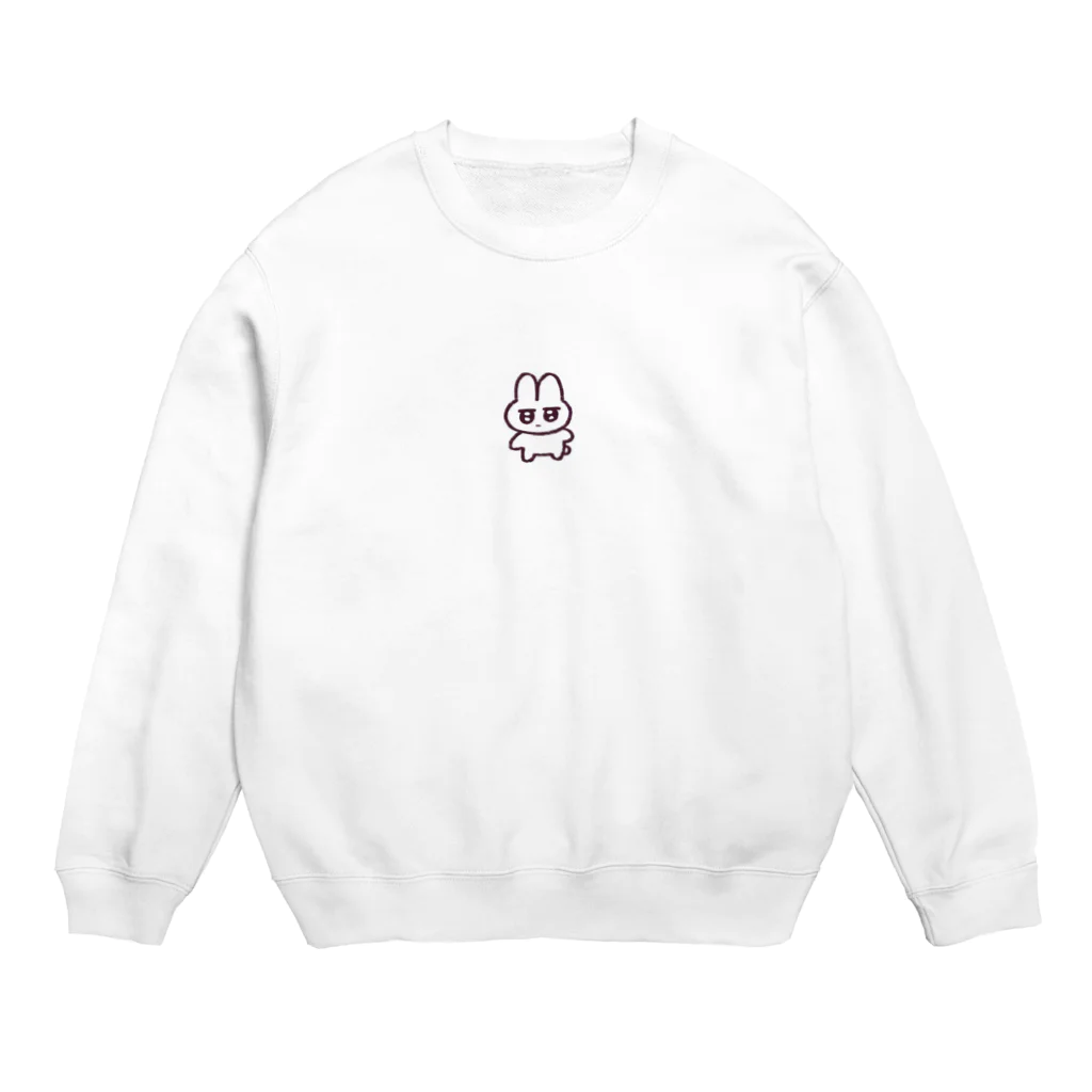 トマトたべやさんのなむうさ Crew Neck Sweatshirt