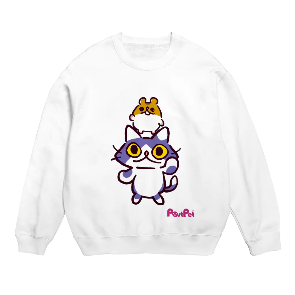 PostPet Official Shopのフロとジンパチの友情 Crew Neck Sweatshirt