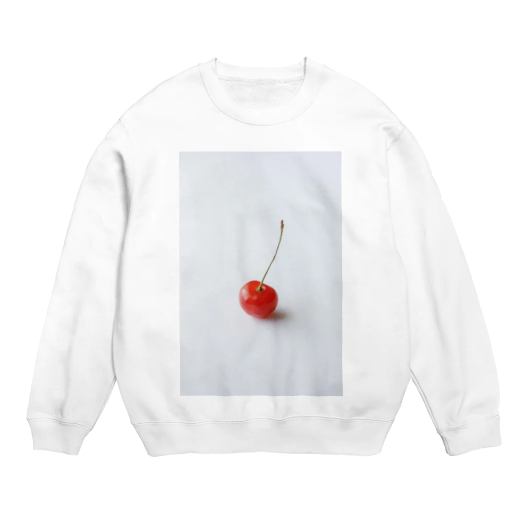 ふとんのさくらんぼ Crew Neck Sweatshirt