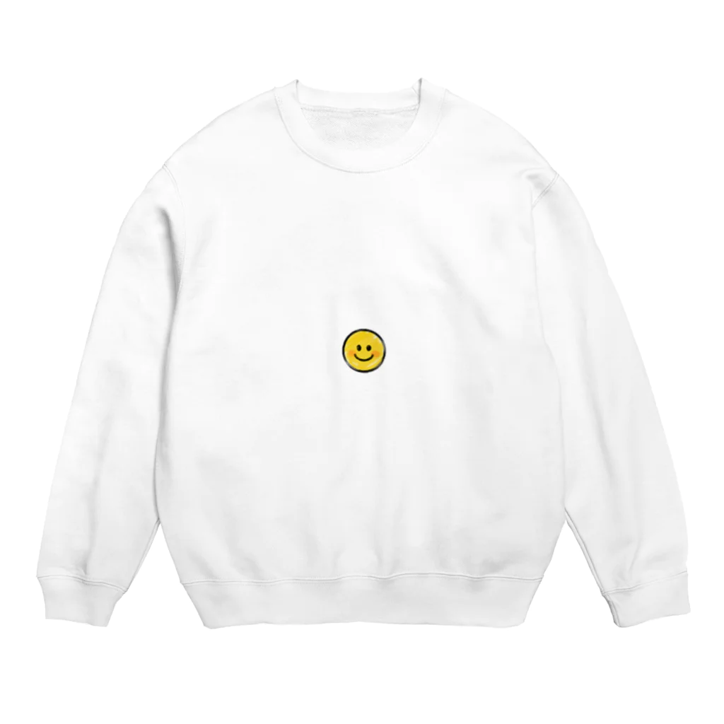 癒しショップのスマイリー Crew Neck Sweatshirt