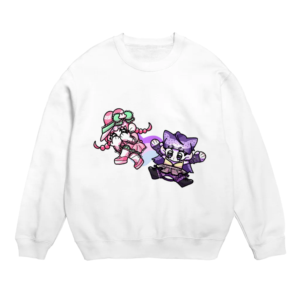 どすこい大胸筋の天才画 Crew Neck Sweatshirt