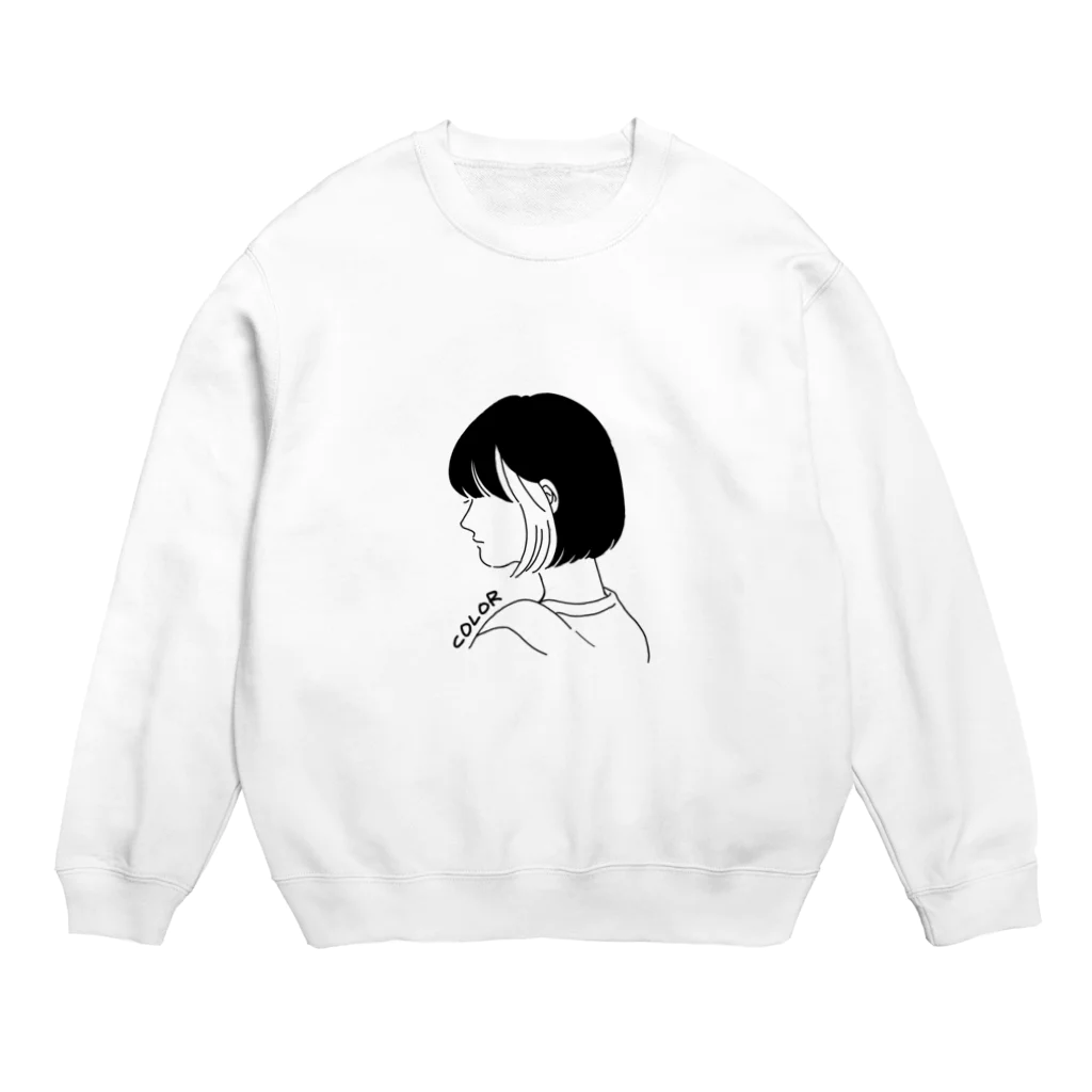 なっつのインナーカラー Crew Neck Sweatshirt